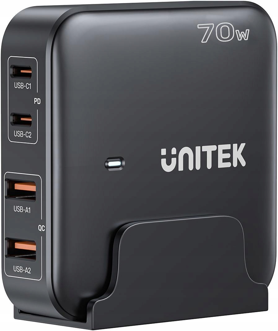 Unitek Stolní nabíječka GaN 70W 2xUSB-A 2xUSB-C