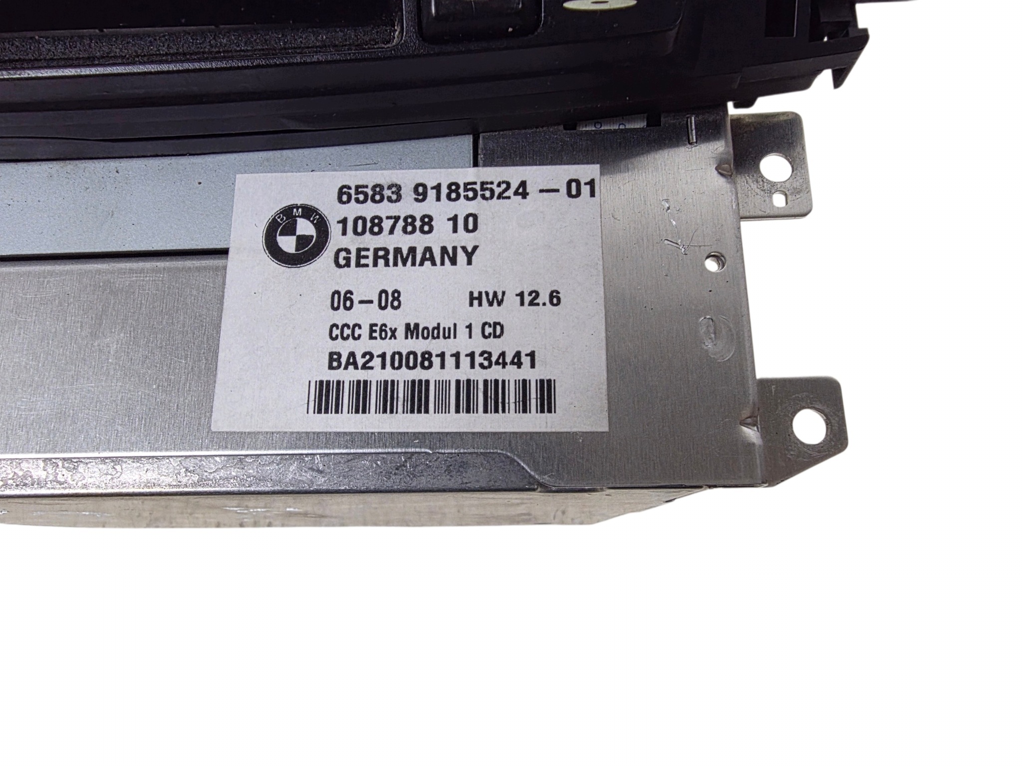 BMW E60 E61 DVD navigation DUZA complete CCC ORG. 9185524