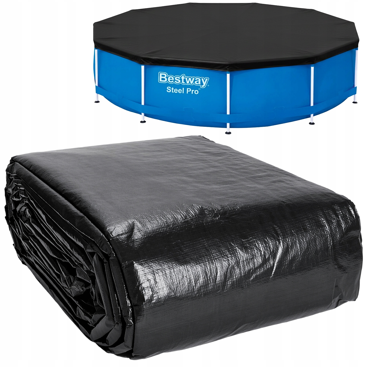 Krycí Plachta pro do bazénu Bestway Steel Pro 366 x 76 cm