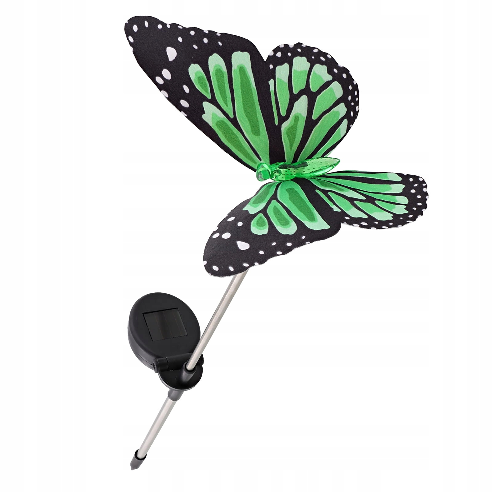 

Lampka solarna Led wbijana Motyl zielony