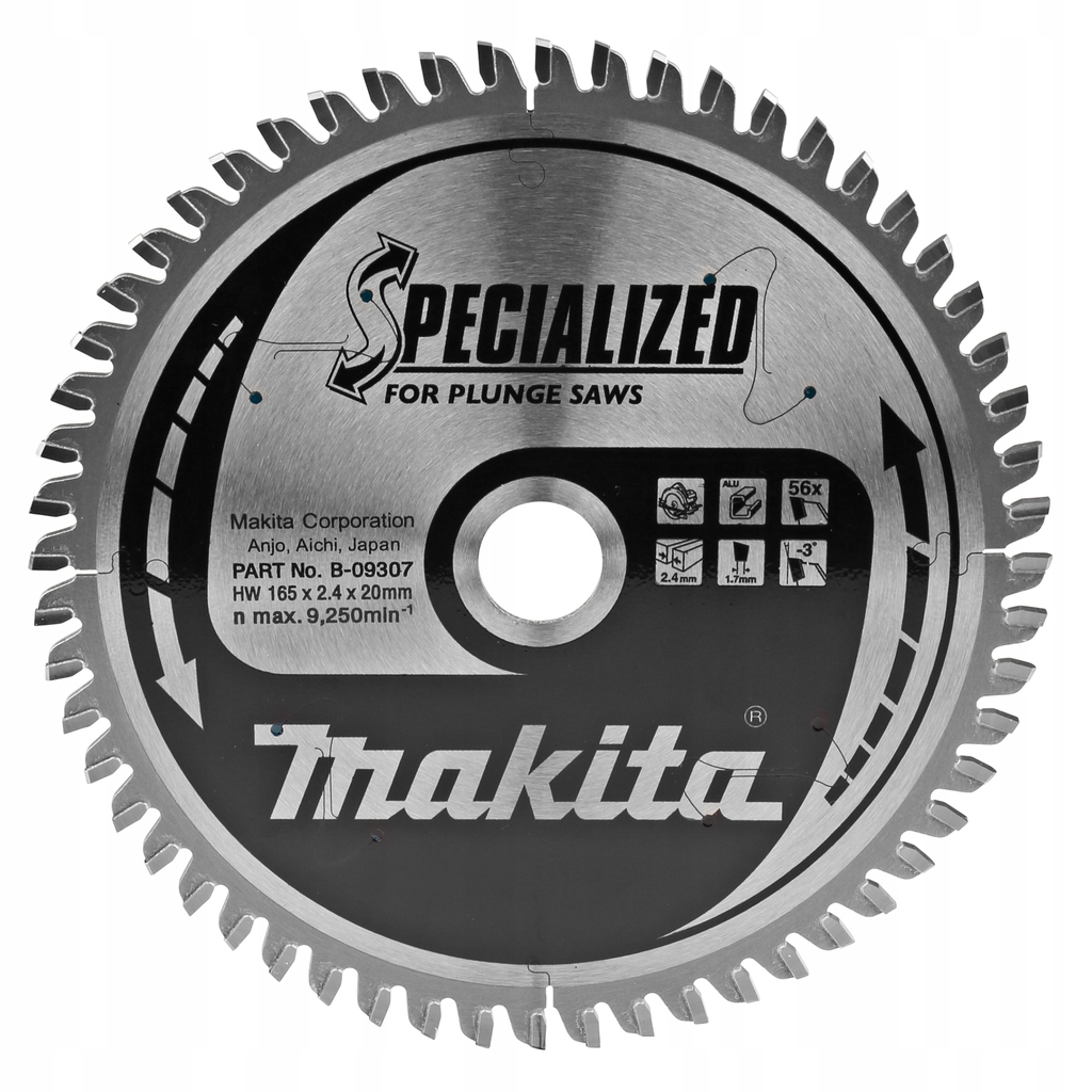 

Piła Tarczowa Do SP6000 Aluminium B-09307 Makita