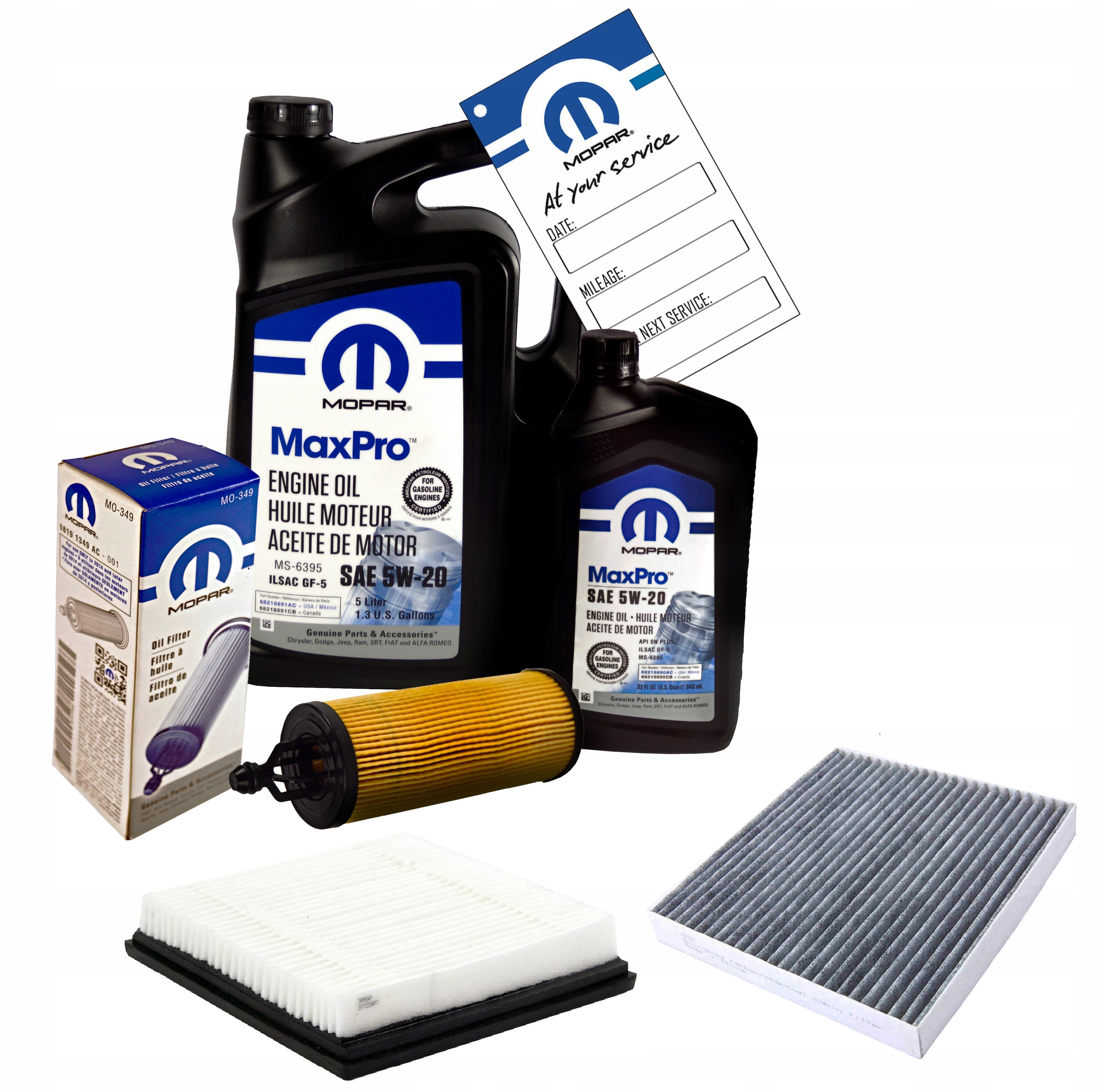 Sada Mopar 5V20 Dodge Journey 3.6 V6 S Filtry