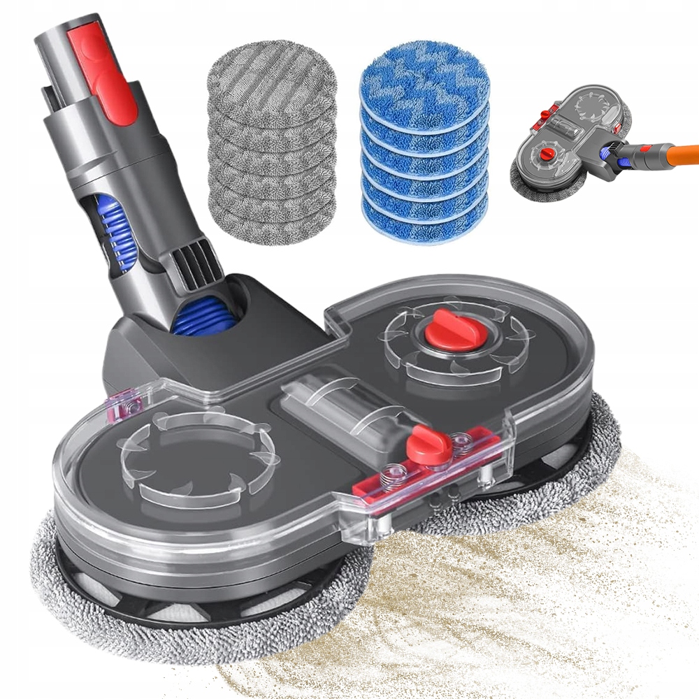 Elektrický mop pro vysavač Dyson V7 V8 V10 V11 V15 s regulací vody