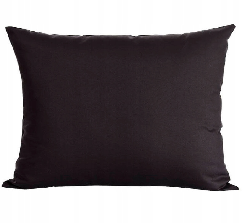 

Poszewka Bawełna 40X60 Matowa Gładka Czarna