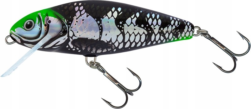 Wobler Salmo Perch Floating 8cm 12g Holo Dark Green Head Długość (cm): 8, W