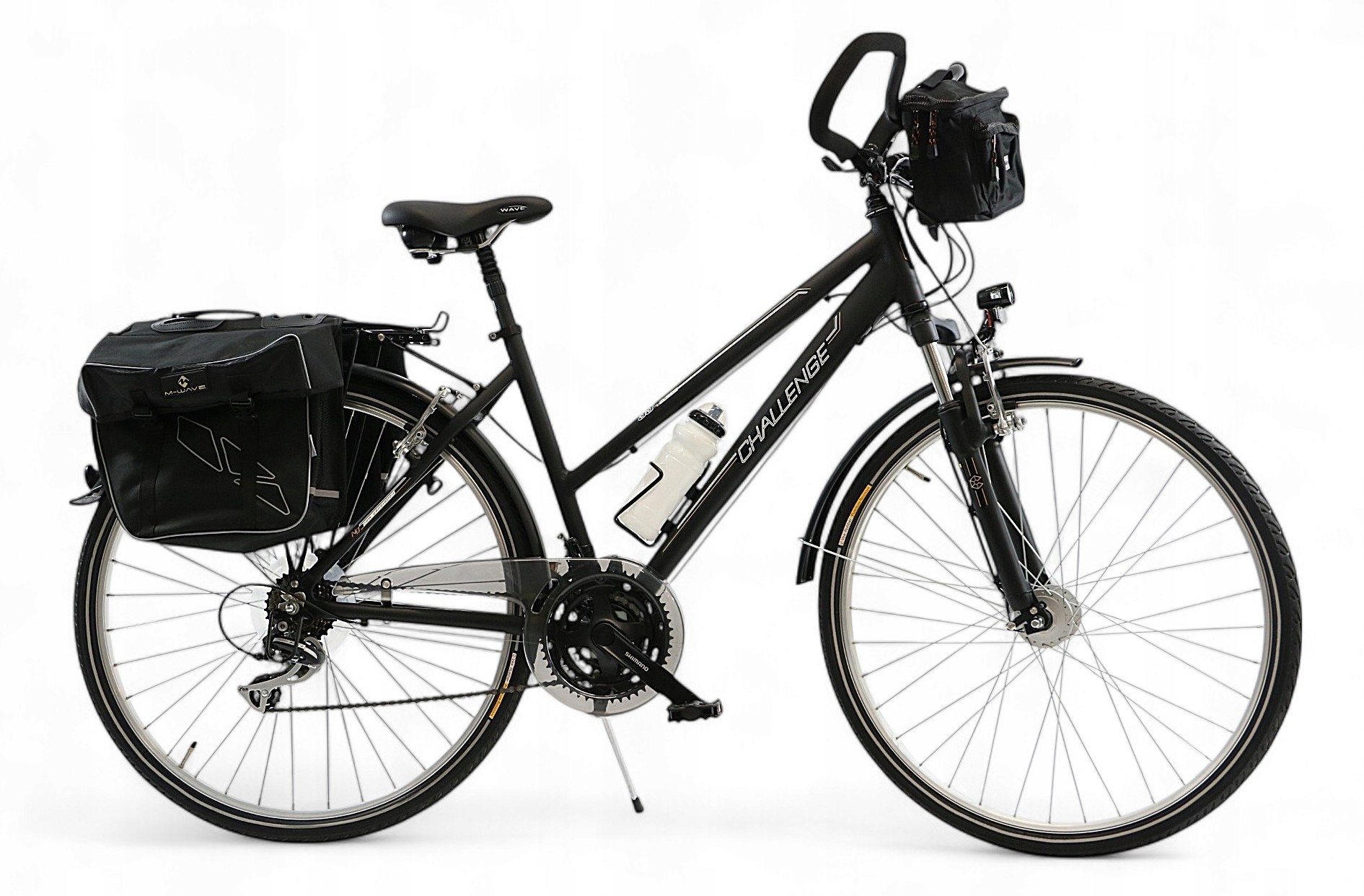 Rower Trekkingowy 28" Damski Męski Czarny Osprzęt Premium Shimano Gratisy!