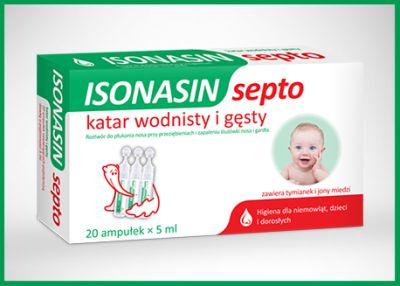 

Isonasin Septo katar wodnisty i gęsty krople 20amp