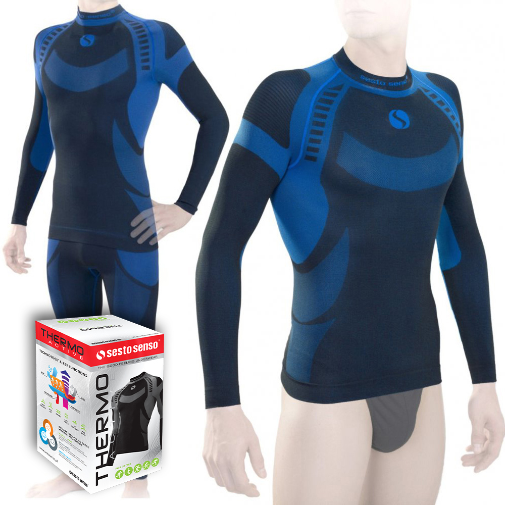 Sesto Senso tričko Termoaktivní pánské teplé termo triko L