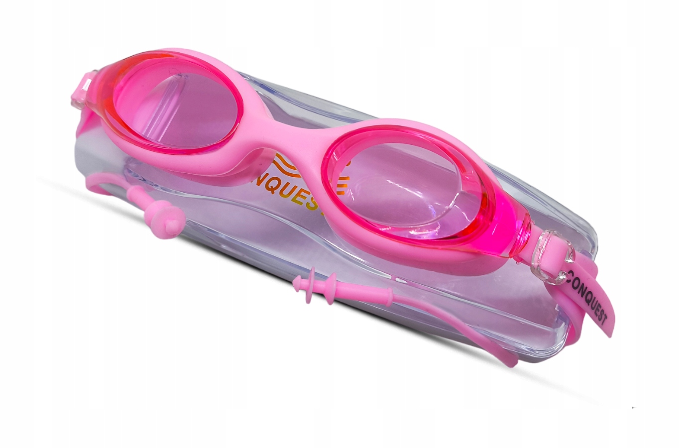 OKULARY PŁYWACKIE ANTI-FOG NA BASEN ZATYCZKI NOSKI