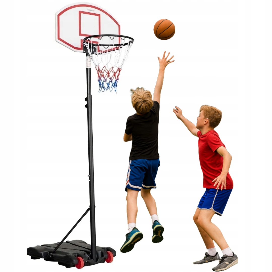 Kosz do Koszykówki dla Dzieci ze Stojakiem Regulowany plus Piłka i Pompka