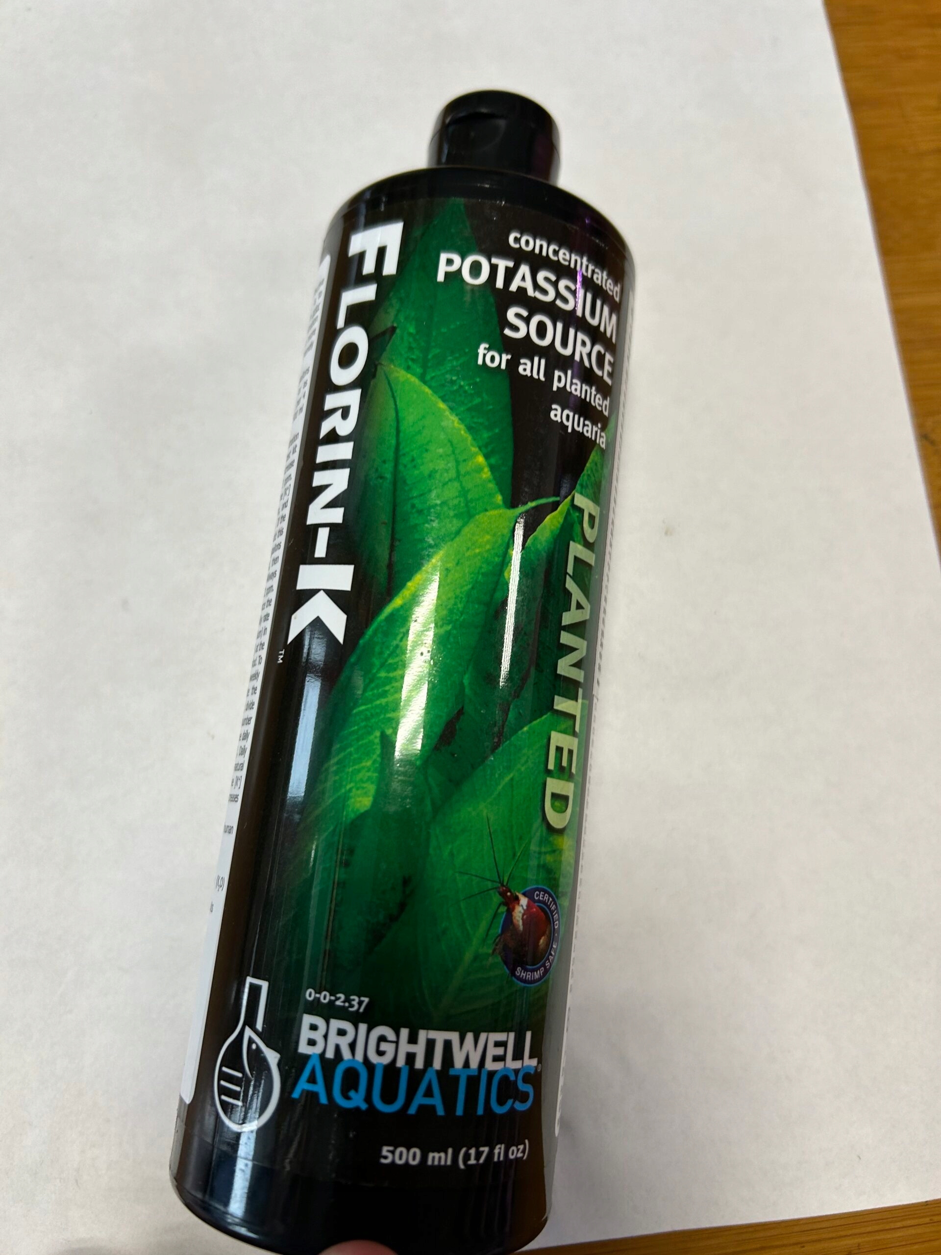 Levně Brightwell Florin K 500ml Draslík pro akvarijní rostliny