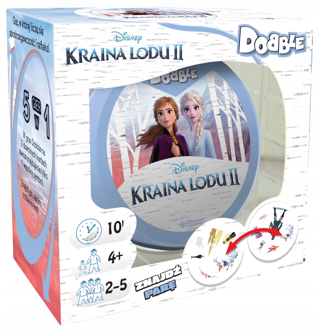 

Gra Dobble Kraina Lodu 2 wydanie polskie Rebel