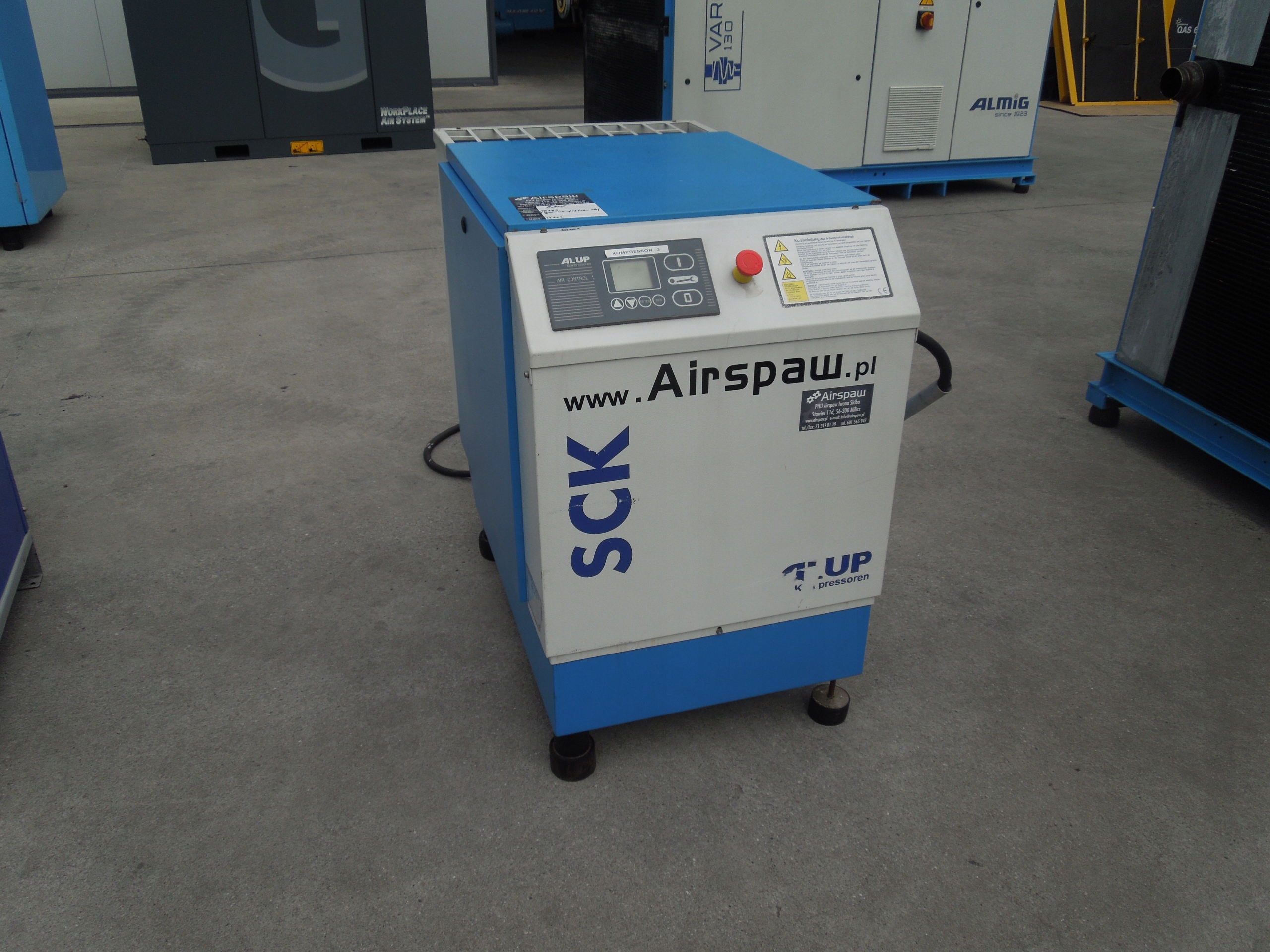 KOMPRESOR ŚRUBOWY ALUP SCK22 15Kw