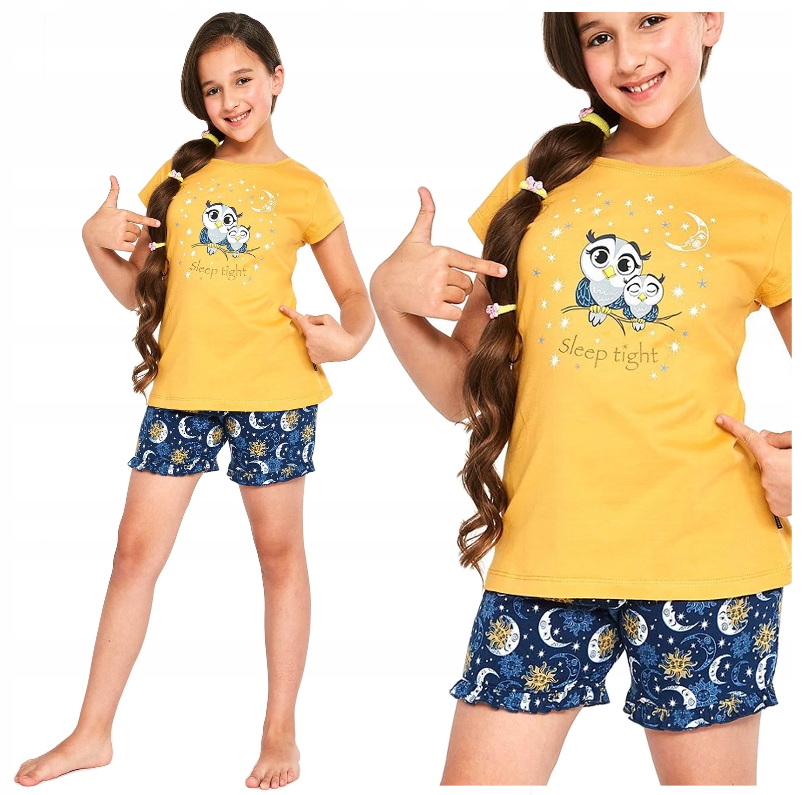 

piżama dziecięca Cornette 488/86 Sowy 98-104