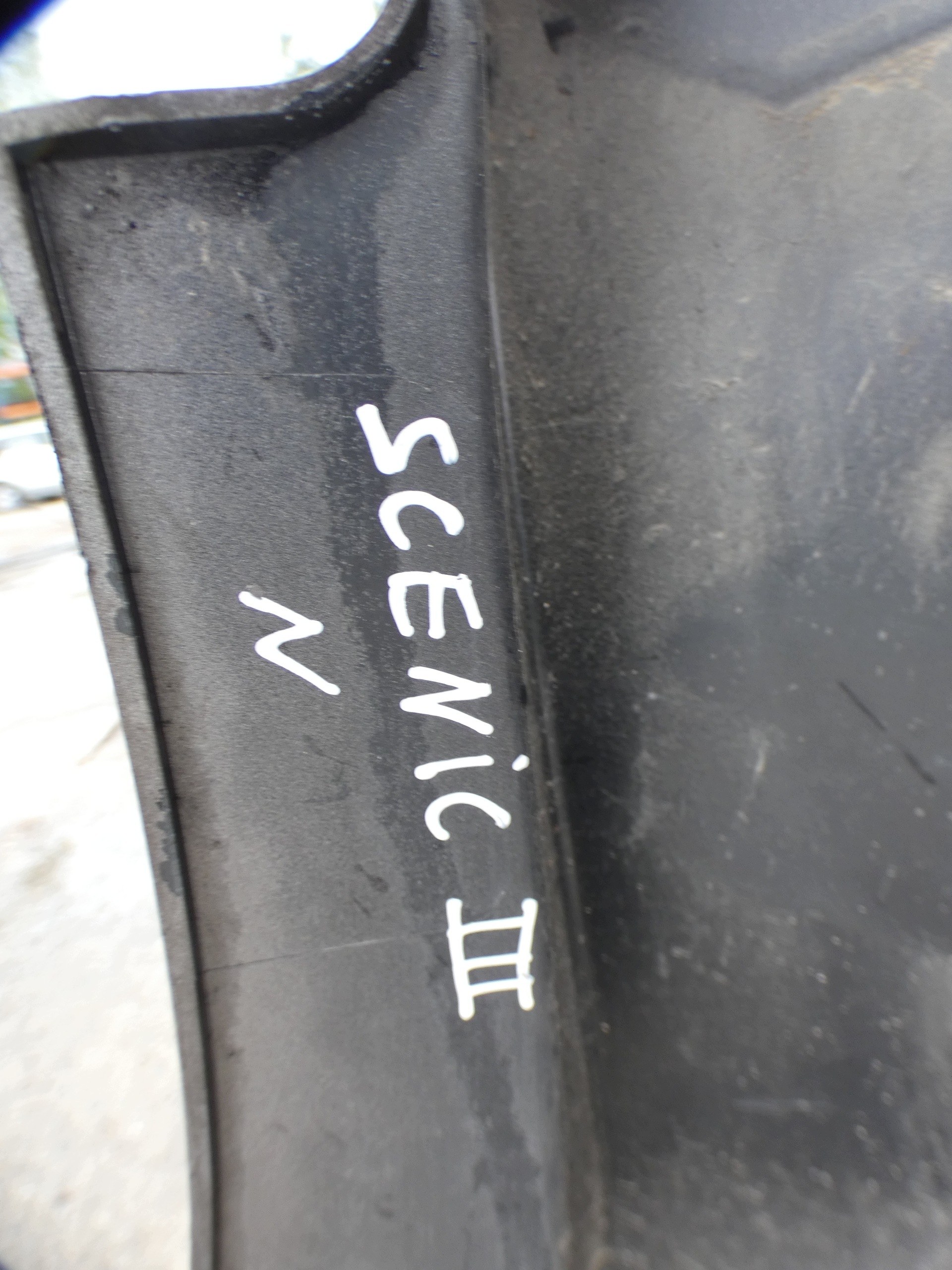 RENAULT SCENIC III 2009R- bumper rear part rear grey