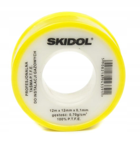 

Taśma Teflonowa Do Uszczelniania Gwintów 12 m