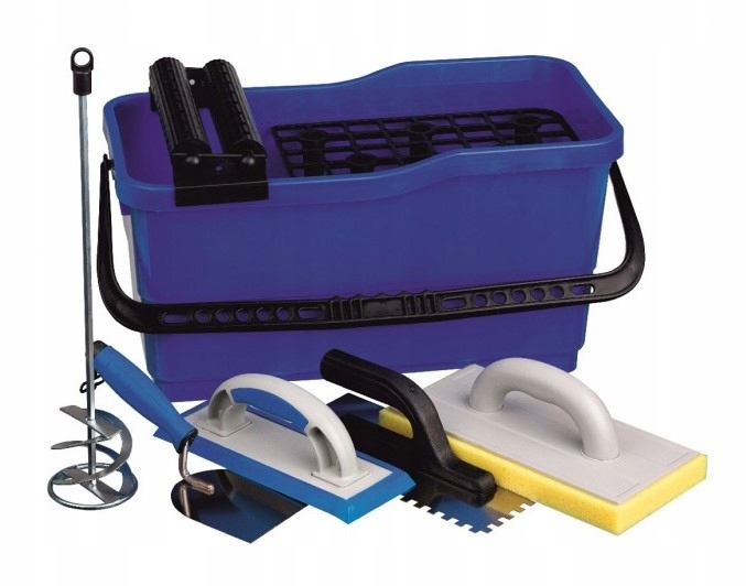 Glazurovací komplet Verze VI kbelík stěrka míchadlo Instar KG-6