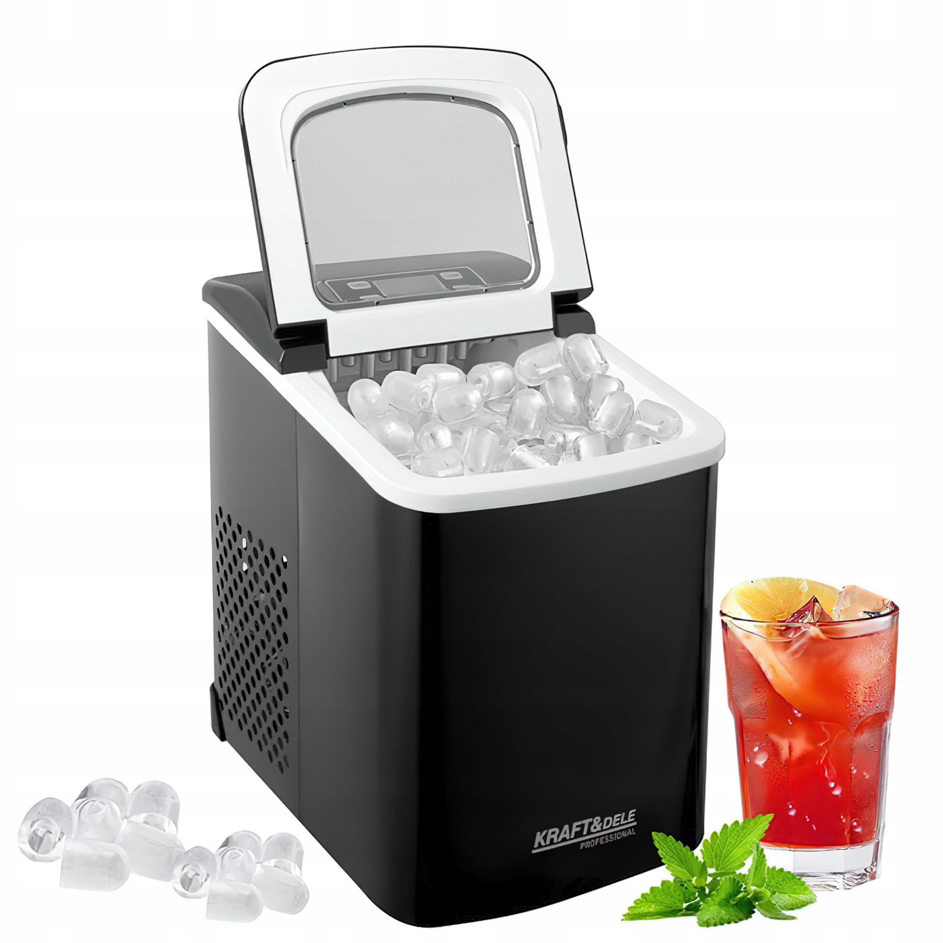 Výrobník ledu 230V 110W 2L R600a Kraft&Dele