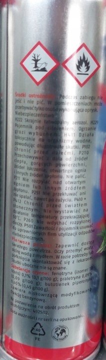 BROS SPRAY NA MOLE ODZIEŻOWE do oprysku szaf i ubrań 150 ml Producent Bros