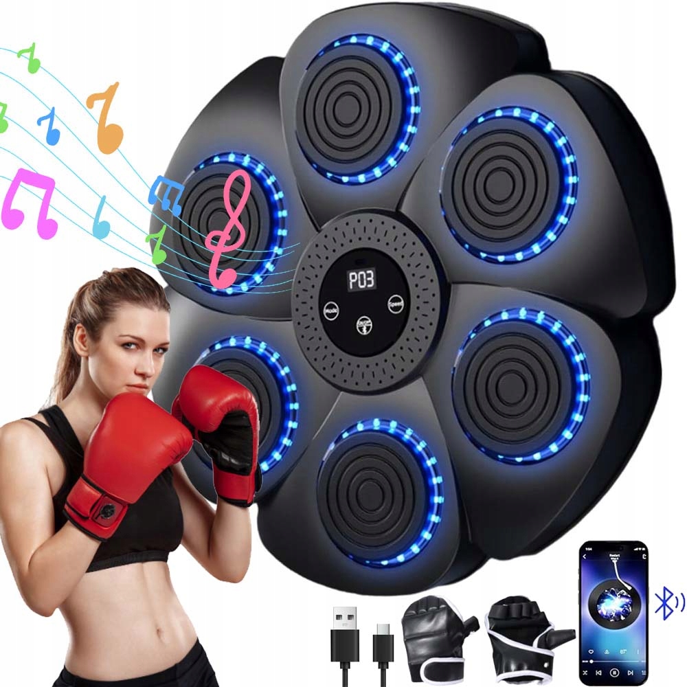 Elektroniczna Maszyna Bokserska Na Ścianę Maszyna Bokserska Z Bluetooth