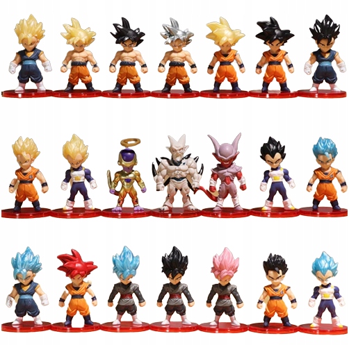 Zestaw 21 sztuk Figurek Dragon Ball Z DBZ Son Goku