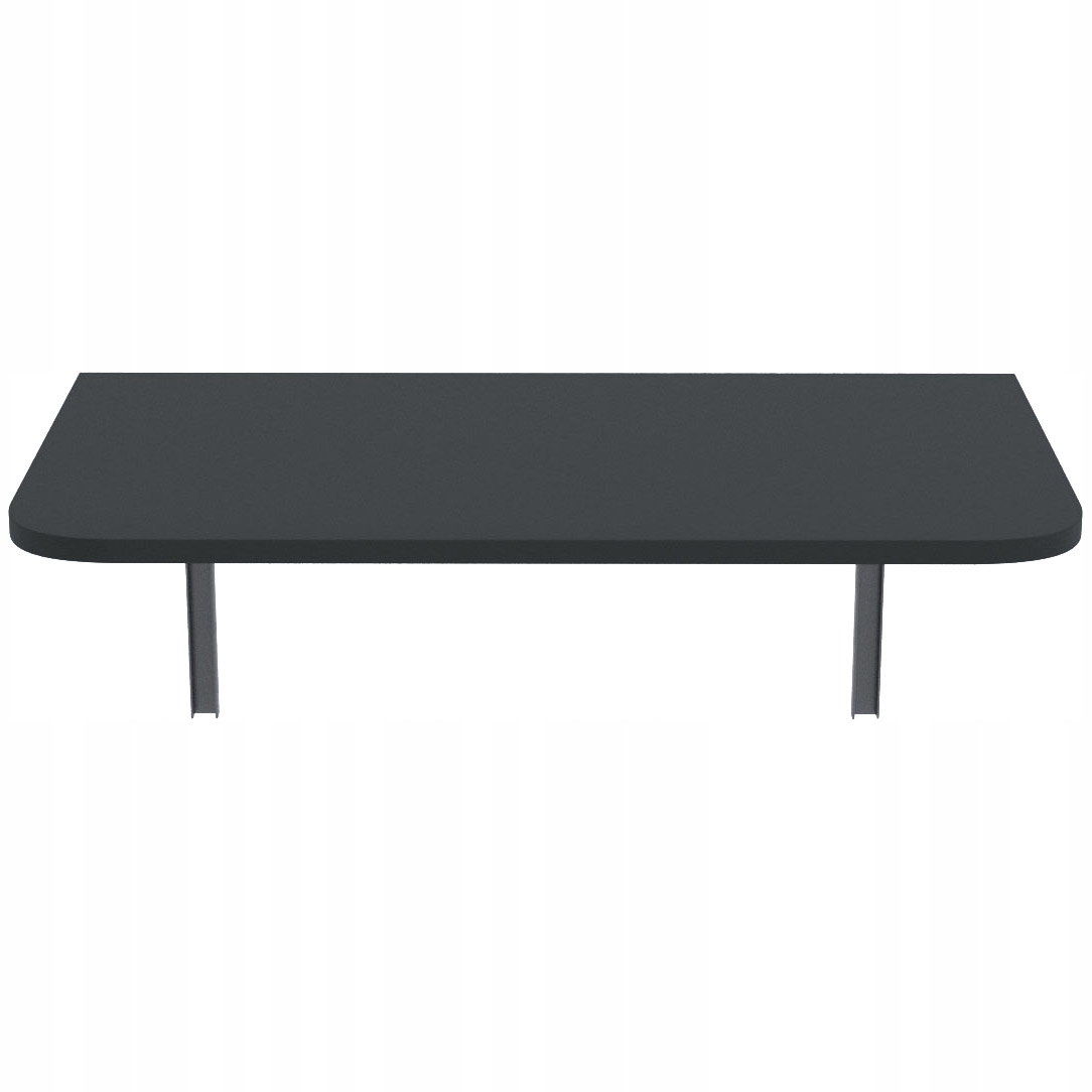 STÓŁ SKŁADANY STOLIK BLAT ROZKŁADANY 80x60 C.GRAFIT ZAOKRĄGLONY Marka Mikon