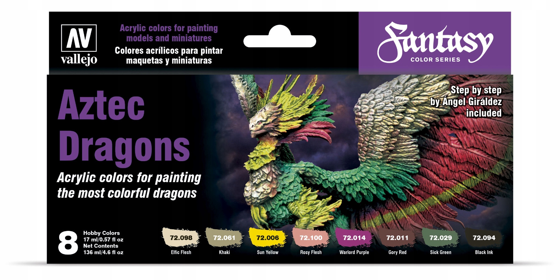 Barvy Vallejo 72306 Game Color Aztec Dragons
