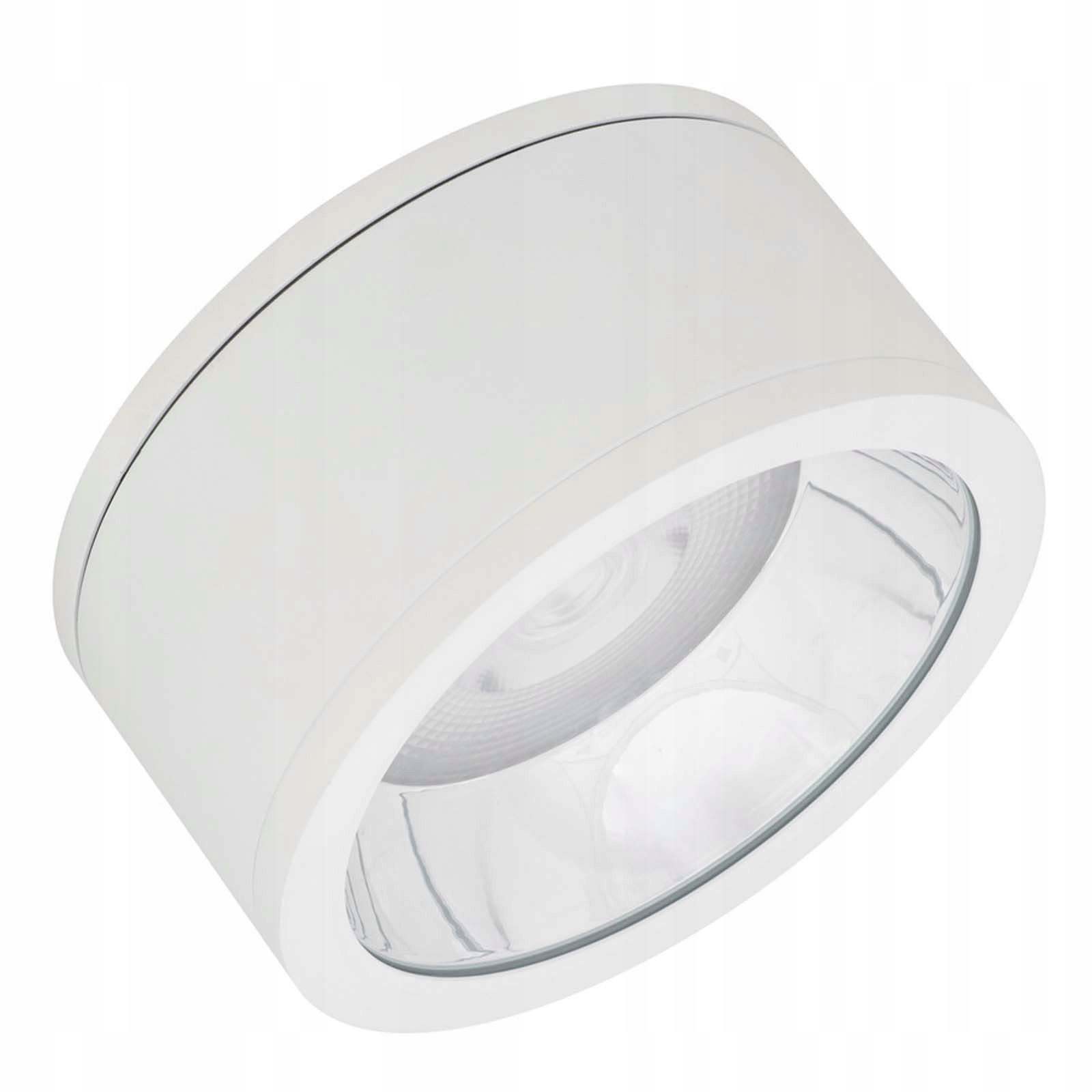 Stropné Svietidlo Tuba Vonkajšia lampa 45W 4725lm 3000K IP65 UGR19 Biely Downlight