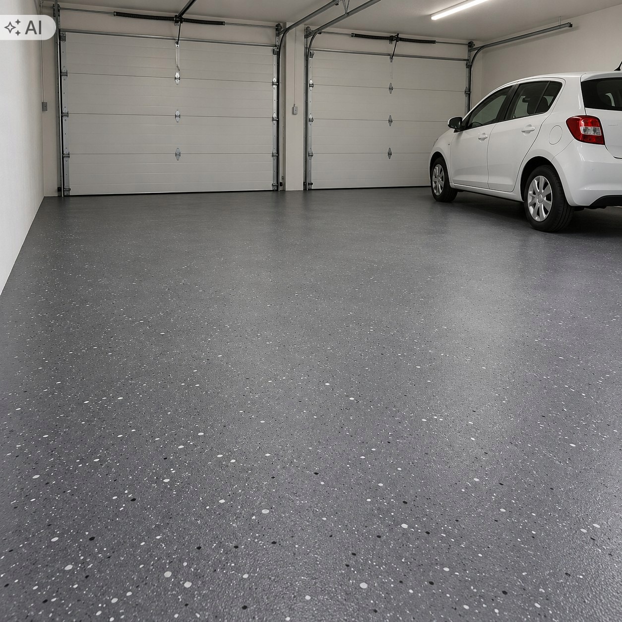 Pryskyřice na podlahu v garáži, sada 40 m2 s protiskluzovými vločkami Techniart