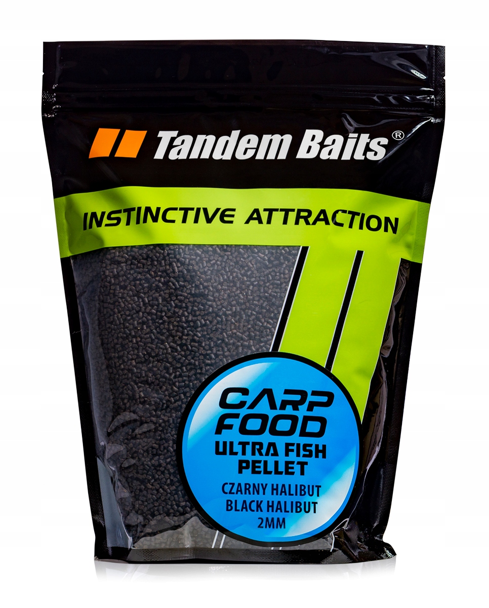 Pellet karpiowy Carp Food Ultra Fish Pellet Czarny Halibut 2mm /1kg