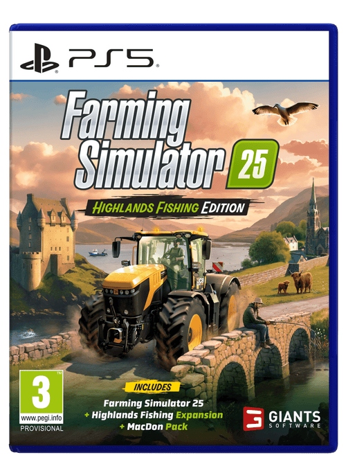 Farming Simulator 25 Highlands Fishing Edition PlayStation 5 (PS5) pudełkowa