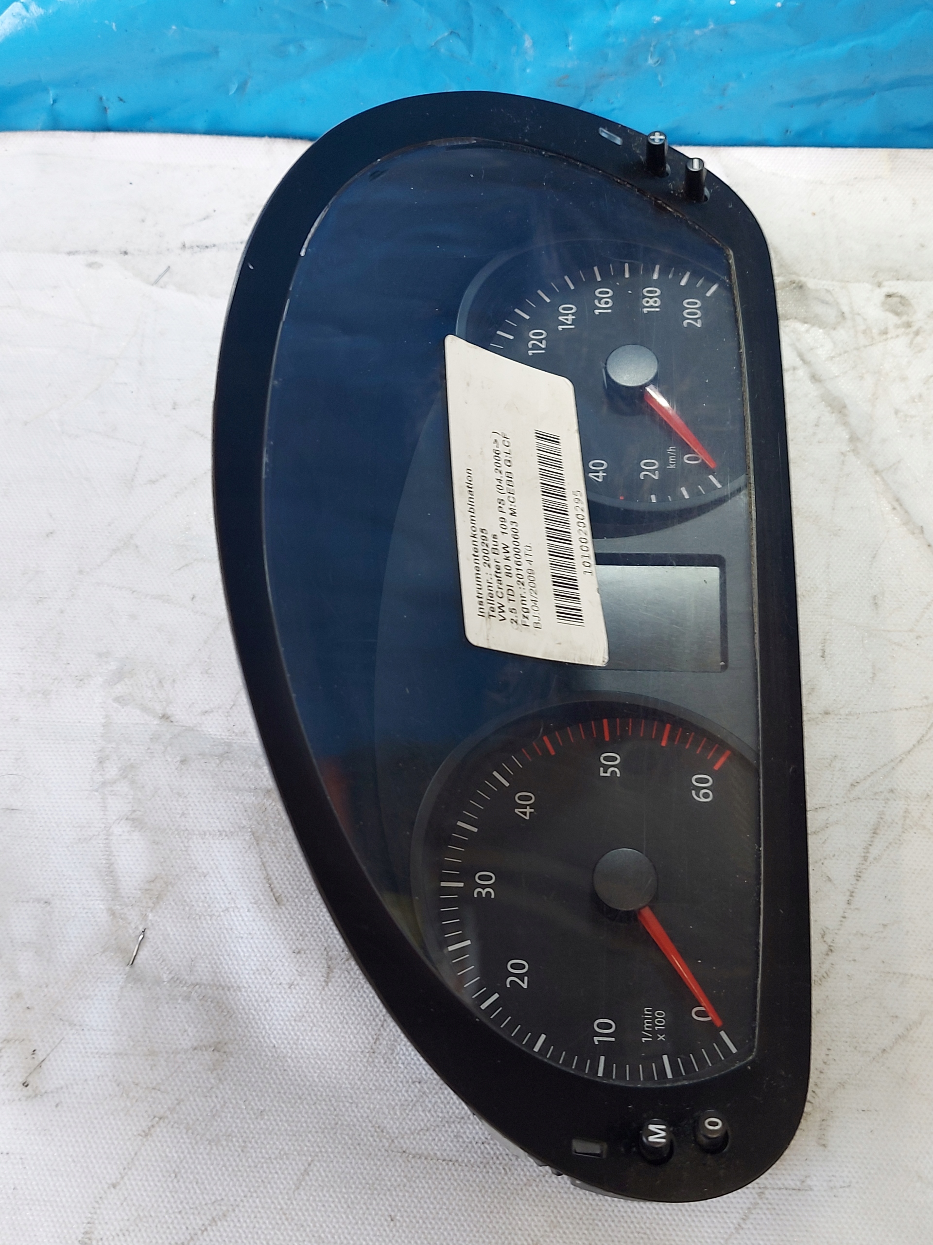dials clock VW CRAFTER 2.5 TDI 2E0920844D