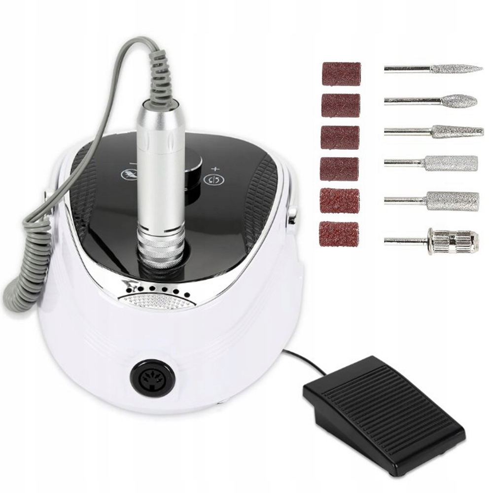 Profesionální Bruska na nehty Manikúra 50 W Silná s nožním pedálem