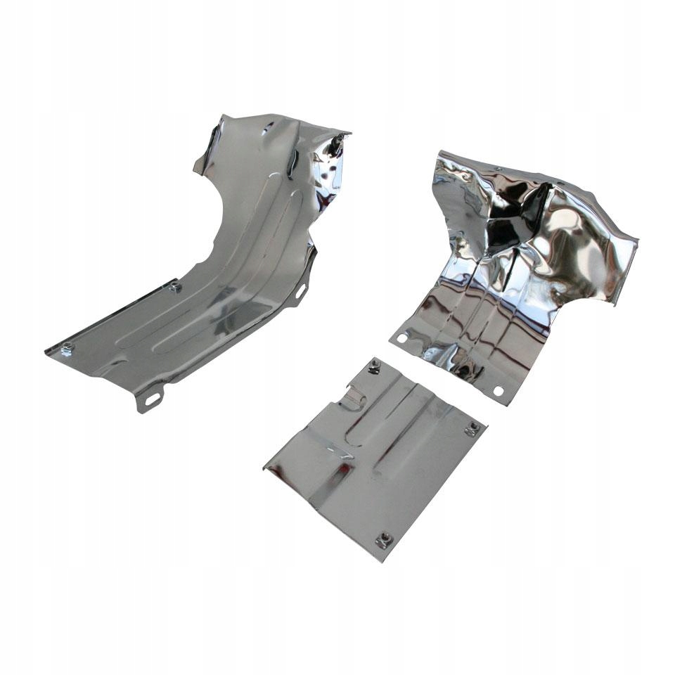 2216 - Листи / Нижні кожухи двигуна хром VW Горбань, Т2