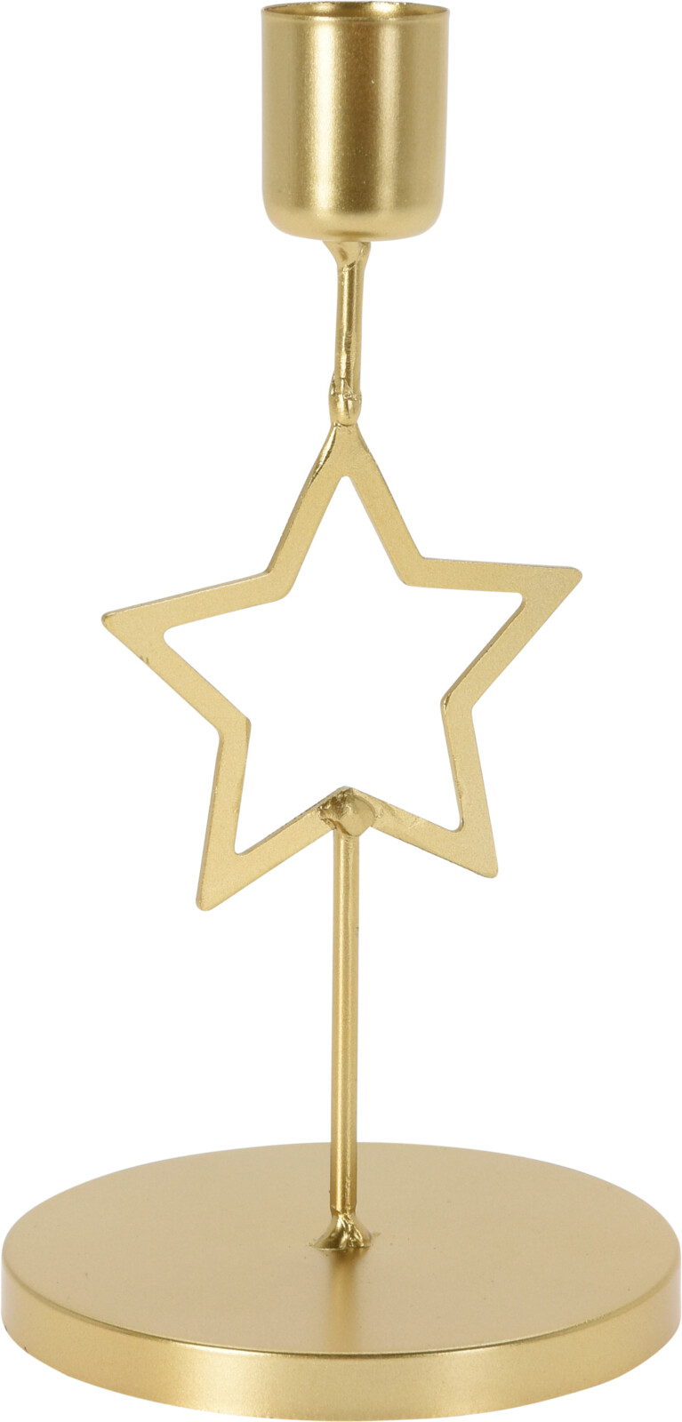

Świecznik gwiazda 17cm złoty świąteczna ozdoba