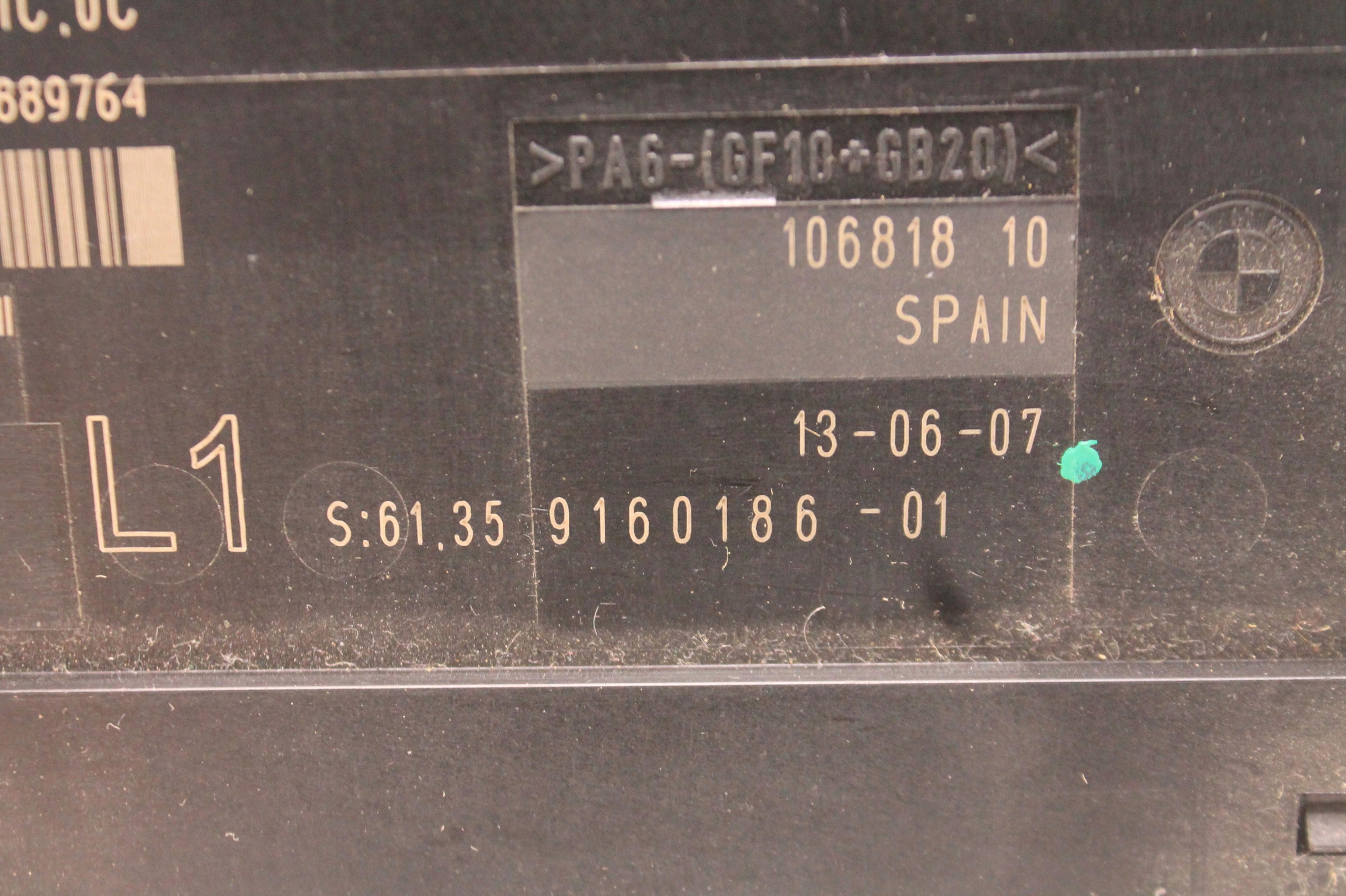 MODULE UNITÉ DE CONTRÔLE KOMFORTU 9160186 BMW E87 E90 E91 E92 E93 06-12
