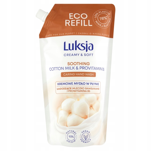 

Luksja Cotton Mydło w Płynie Bawełna 900ML