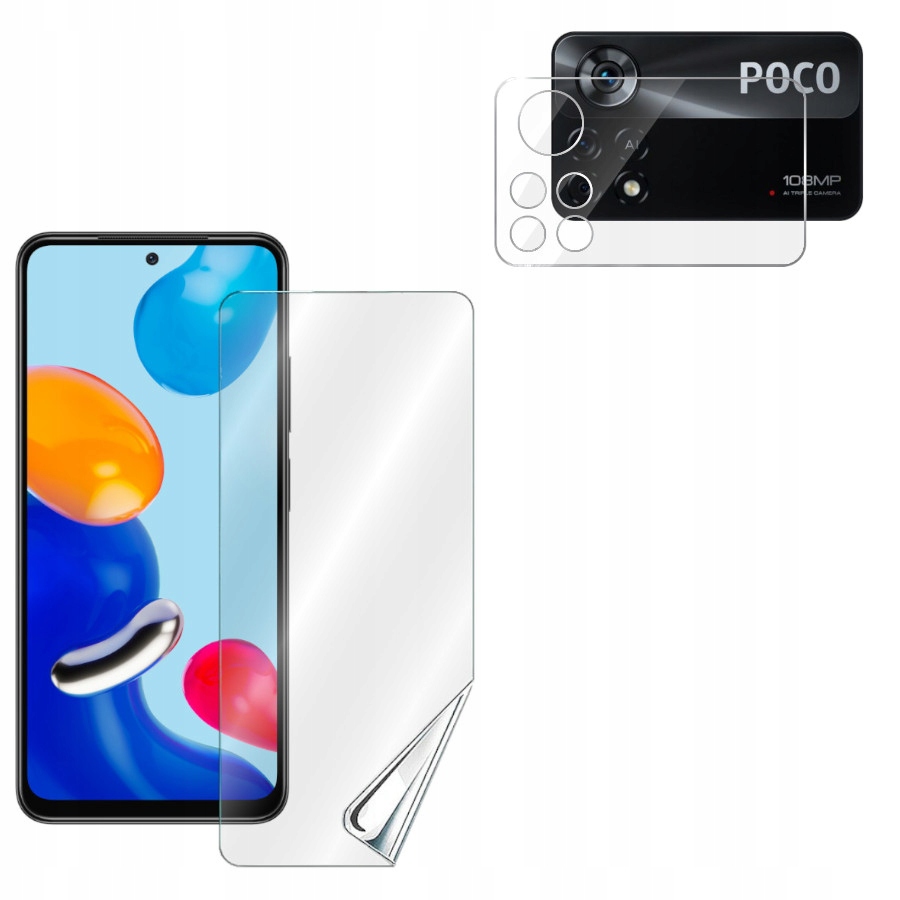 

Folia Hybryda Szkło Na Aparat Do Poco X4 Pro 5G