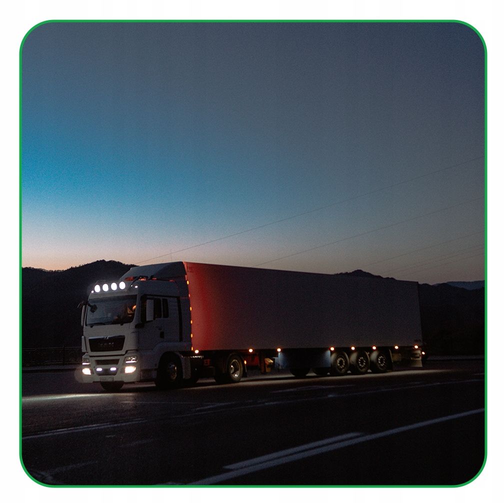 LAMPA OBRYSOWA LED obrysówka POMARAŃCZOWA 12V 24V Producent części Inny