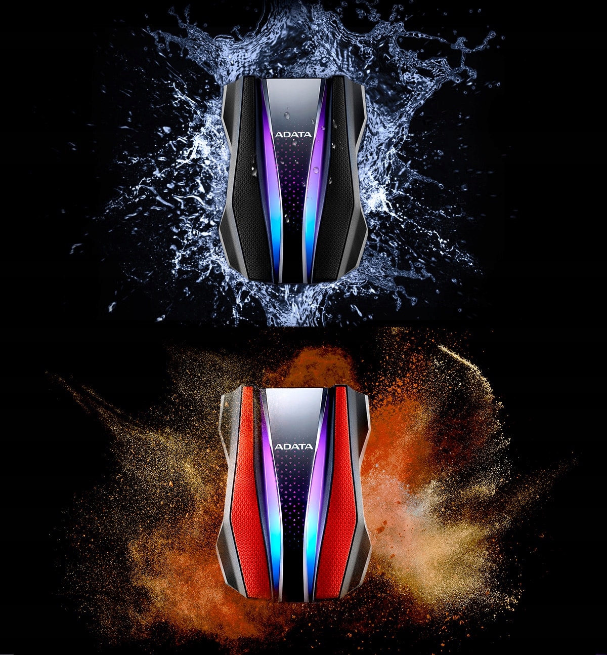 ADATA HD770G RGB Dysk Przenośny 2TB USB 3.2 Interfejs USB 3.0 USB 3.1