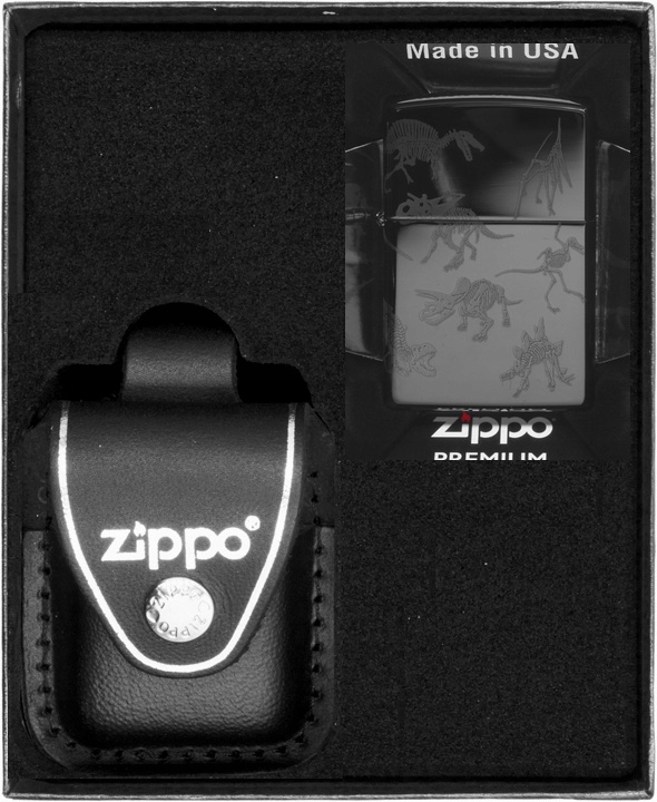 Sada Zippo Zapalovač Dinosaur Skeletons Design Dárkový No3