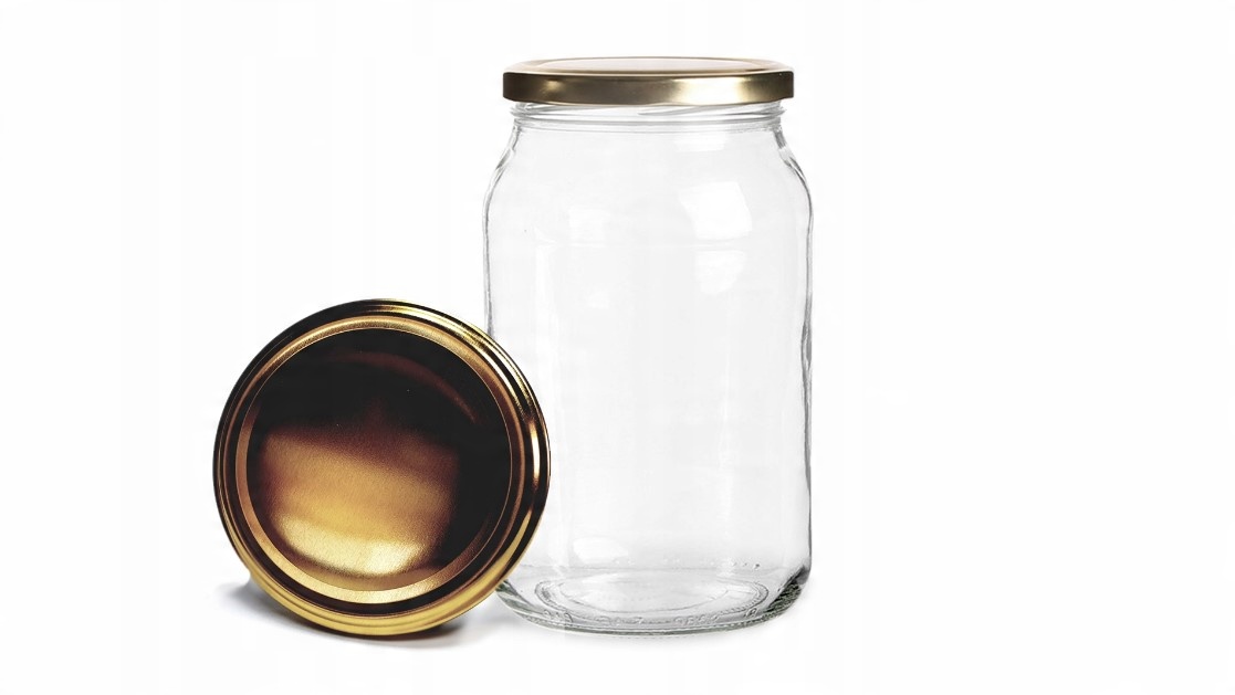 

20xSłoiki 900 ml na miód, dżem, przetwory+zakrętki