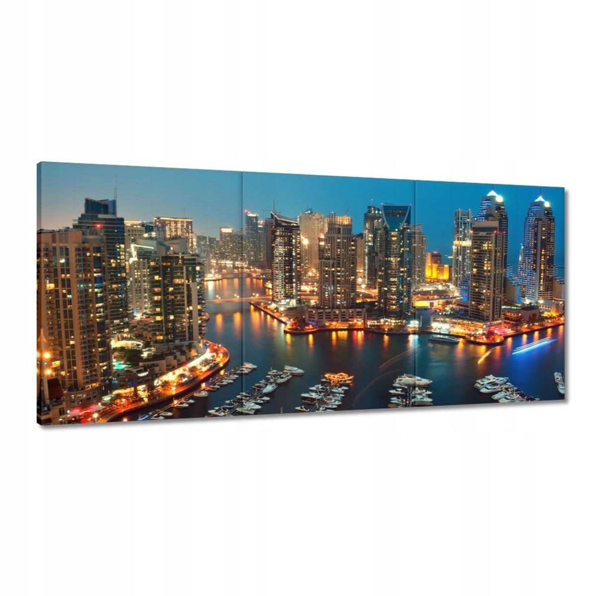 Obrazy 210x100 Dubaj v noci