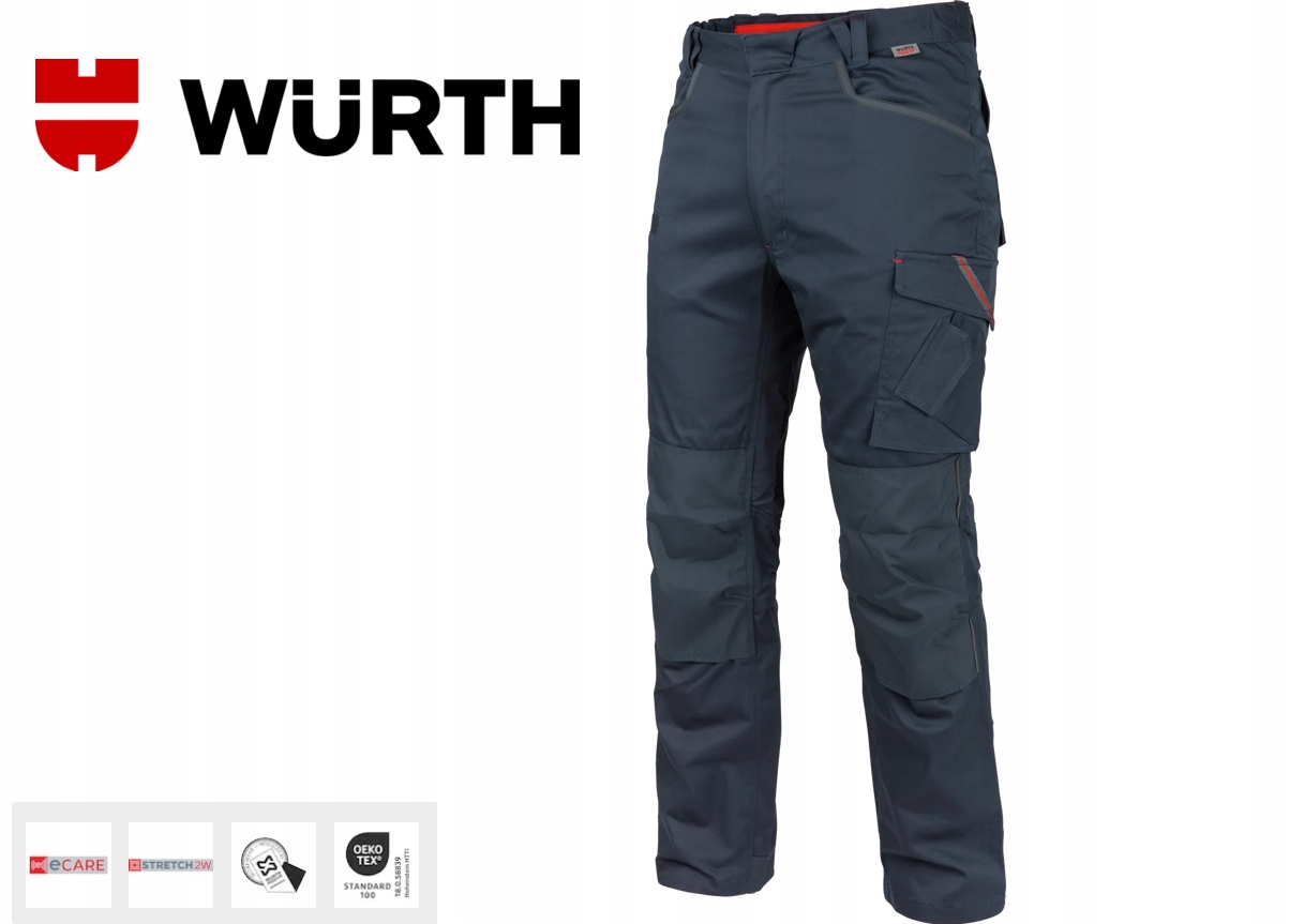 Spodnie Robocze Wurth Stretch X Blue 60