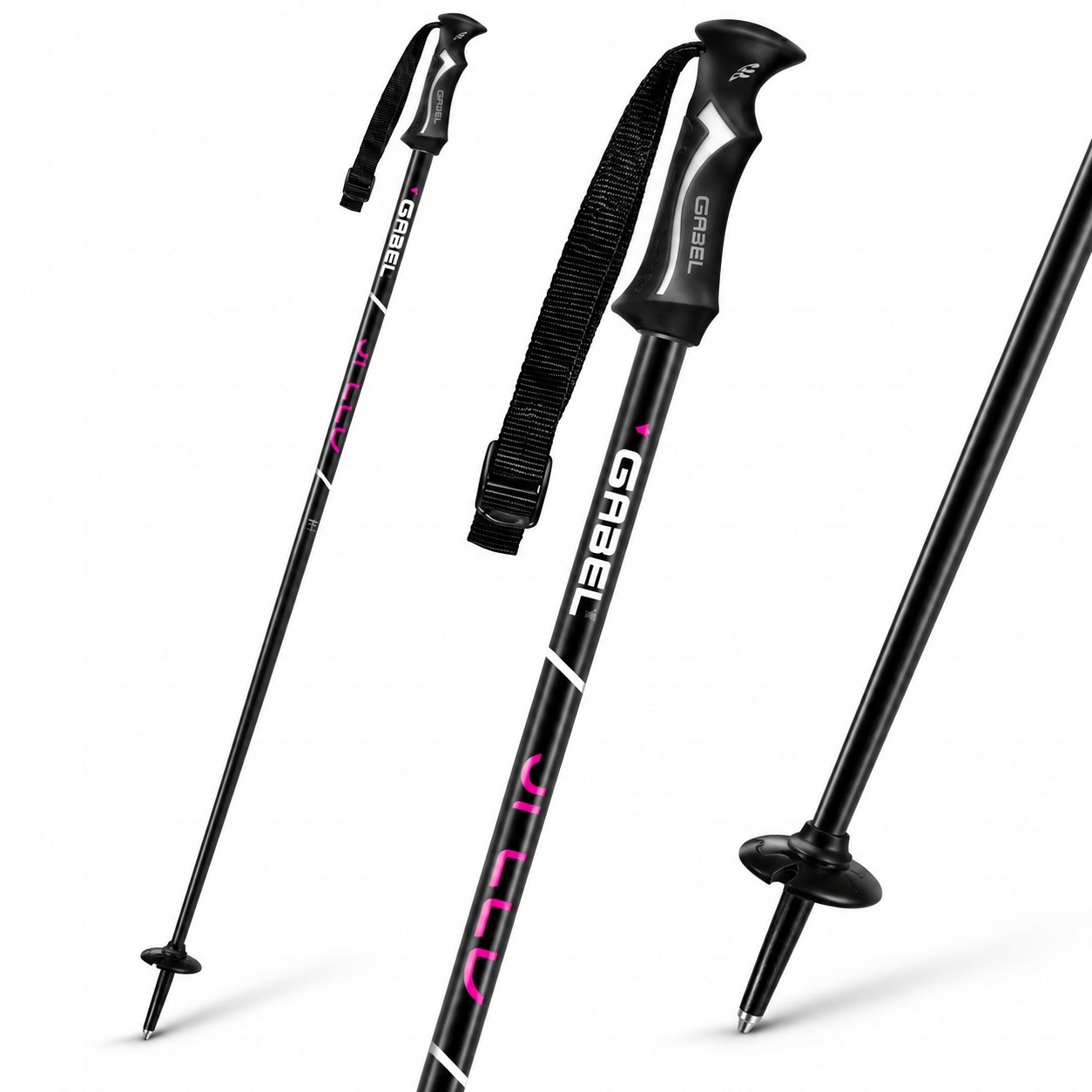 Gabel Speed Kije narciarskie black/Pink 120 cm
