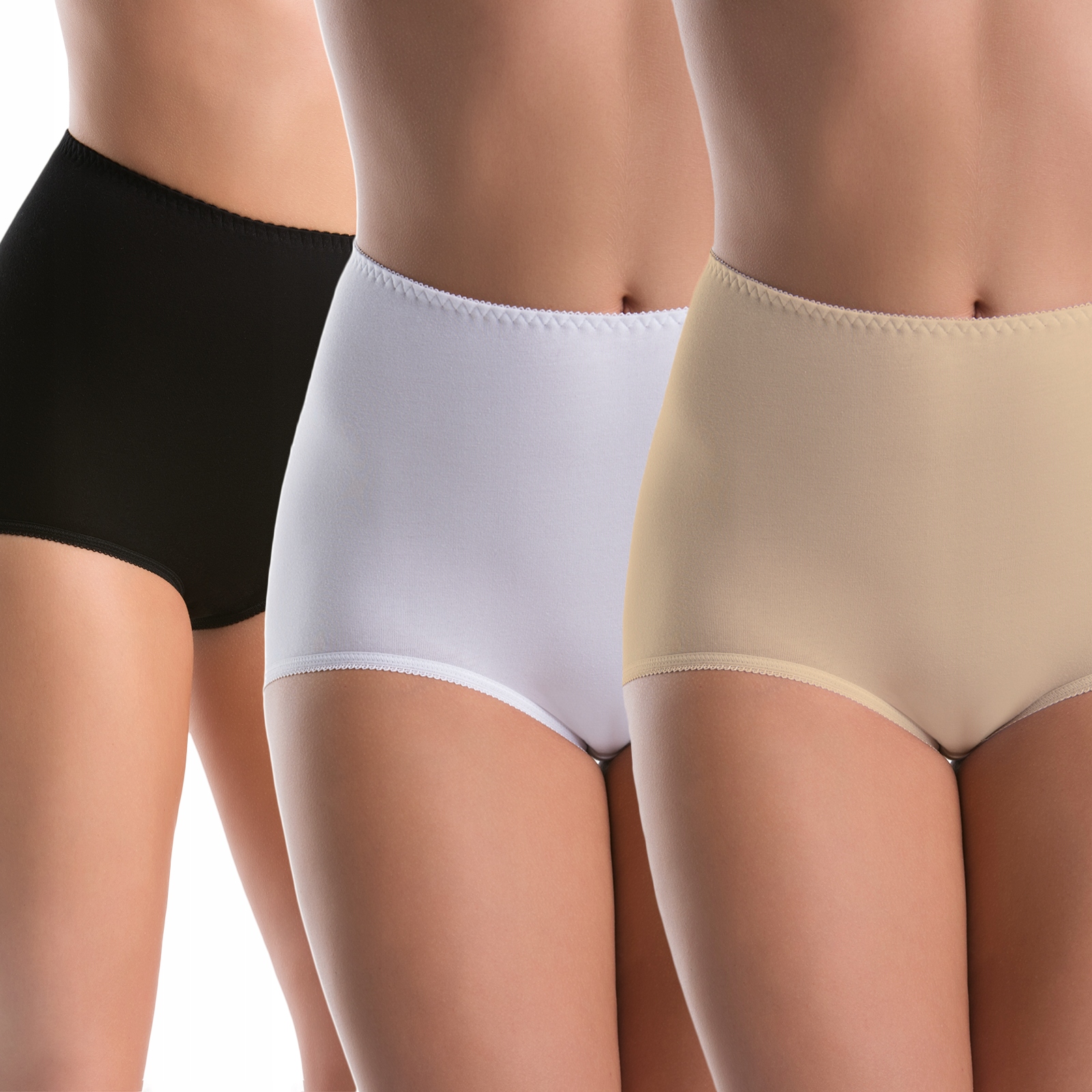 

Majtki Bambus z wysokim stan Teyli Ori 3pack