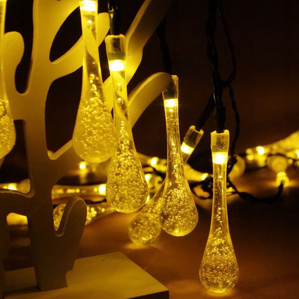 GIRLANDA SOLARNA LAMPKI OGRODOWE 20x LED XL SOPLE Długość 400 cm