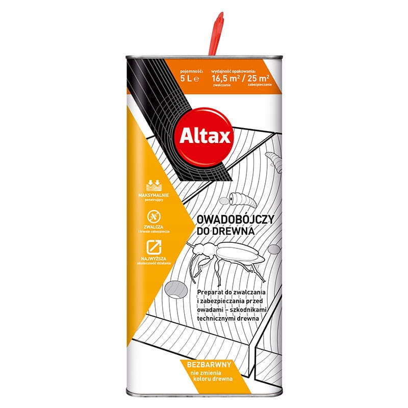 

Altax Preparat owadobójczy do drewna 5L
