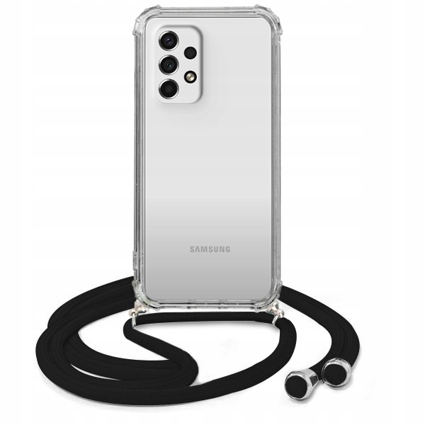 

Etui Crossbody Samsung A53 5G Czarny Sznurek Case