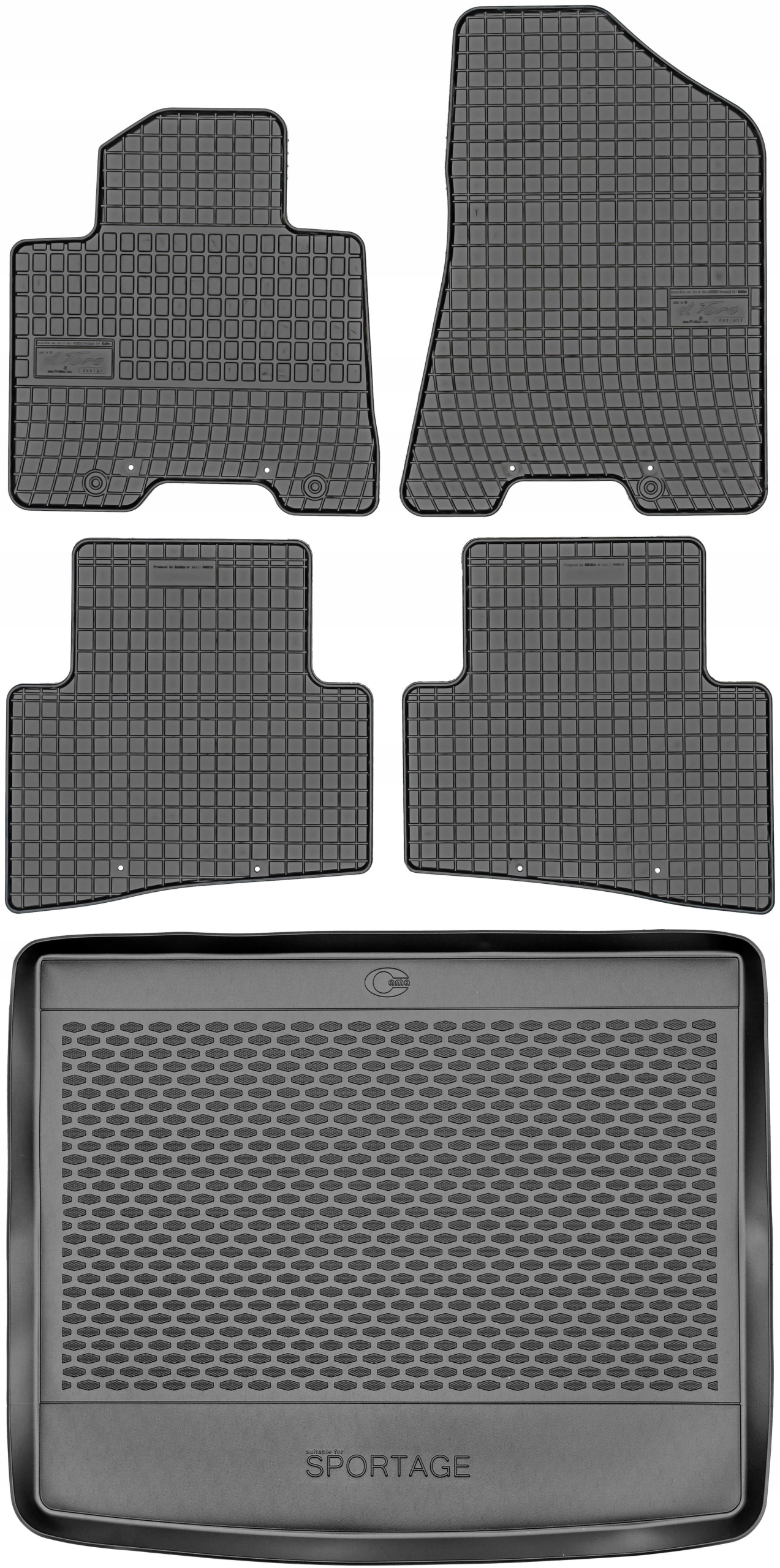 Kia Sportage IV 15-18 Podložka do batožinového priestoru koberčeky